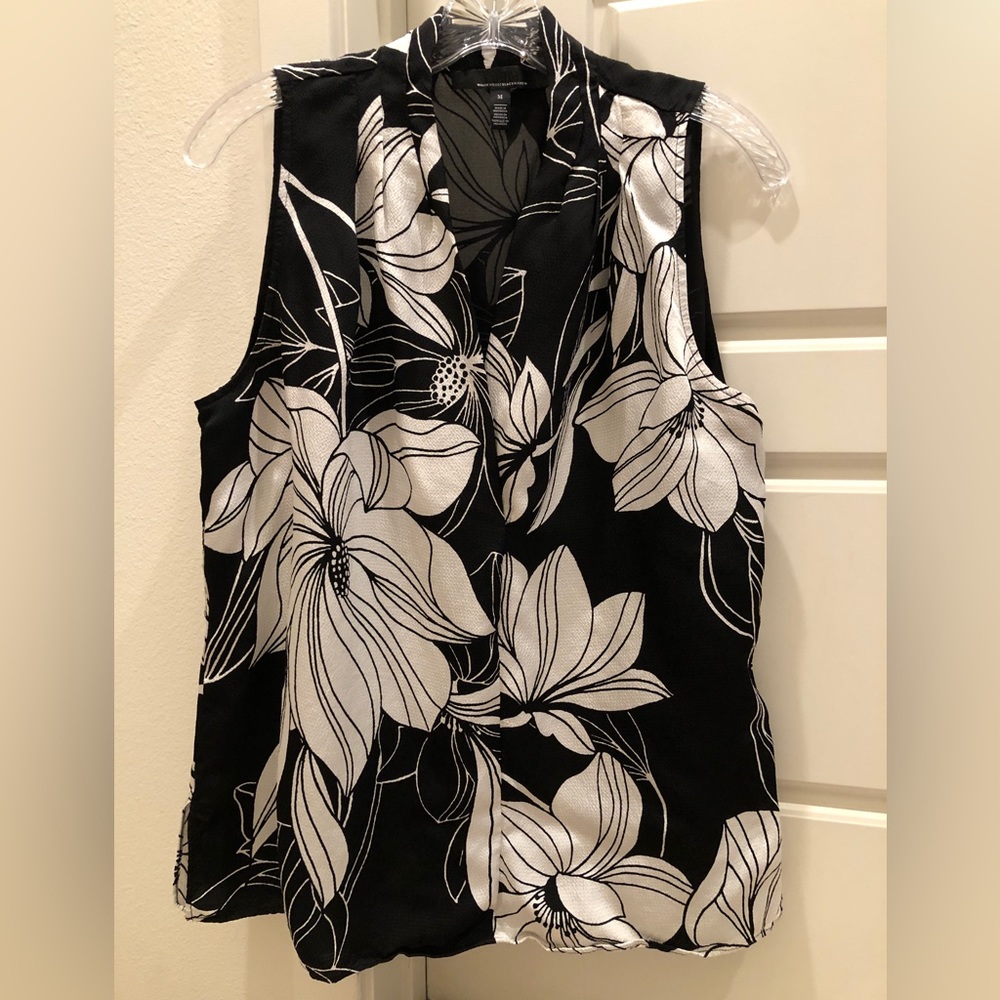 WHBM Sleeveless Blouse, Size M